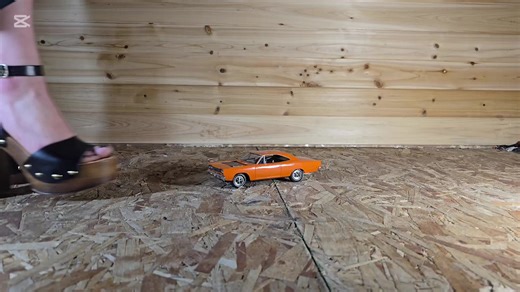 Model Car Crush in Heels: ASMR Experience