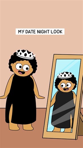 Date night for me, casual Sunday for him 😂