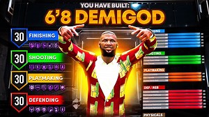 This 6'8 point guard build will break NBA 2K23! Overpowered demigod build! Best build 2K23