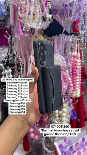 Premium Leather Phone Cases for Samsung Devices