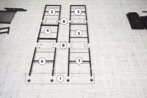 Dresser with Hanging Rack & CFR Certification, Reversible Black Dresser for Bedroom, Kids Chest of Fabric Drawers with Clothes Rack, Small Closet Organizer with Drawers, 44''H