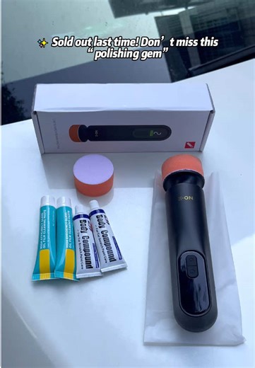 Professional results, no cord needed. The JOYTUTUS wireless polisher delivers 12,000 RPM power for paint correction, waxing, sanding, and even windshield cleaning—all in one tool. Lightweight, easy to handle, and perfect for DIYers who want showroom shine without the shop price. Just charge, attach a pad, and transform your car’s finish in minutes.#WirelessCarPolisher #CordlessPolisher #PaintCorrectionTool #CarDetailing #WindshieldCleaner