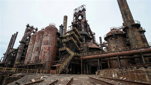 Inside Bethlehem Steel’s 1,800 acre giant, how a wartime powerhouse went from 30,000 jobs to ruins