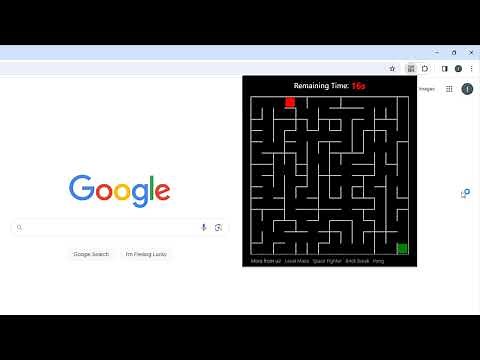 How to Play Maze Game for Short Breaks with Browser Extension
