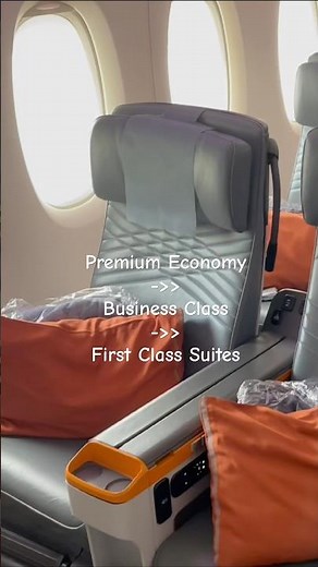 Singapore Airlines Premium Economy, Business Class, First Class Suites on Airbus A380