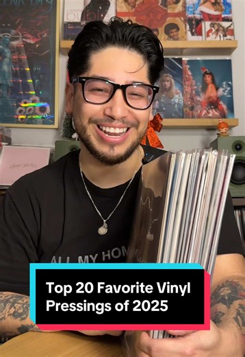 These are my top vinyl record pressings I was able to add to my vinyl collection this year 🙏🏽❤️✨ #vinylrecords #vinylcheck #vinyltok #recordcollection #vesselsofmusic