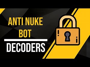 How To Make An Advanced Anti Nuke Bot Without Coding | Discord.js v13 | DECΩDERS™