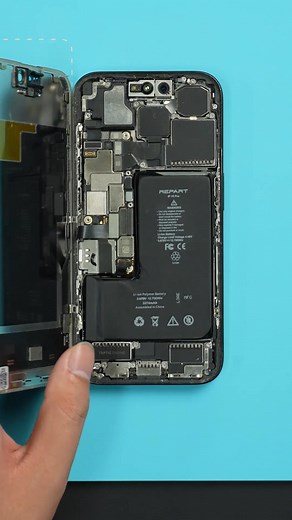 200K views · 2K reactions | New Unknown Part on iOS 26? Here’s the real culprit and repair solution . ⚡️ | REWA Tech | Facebook