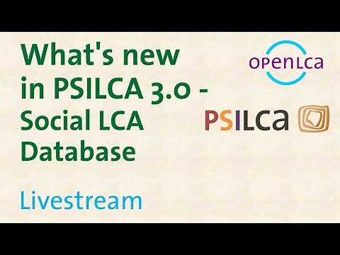 Webinar: Introducing PSILCA 3.0 - Social LCA Database