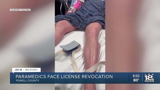 Paramedics Face License Revocation