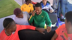Jamaican sprinter competes despite getting glass in eye