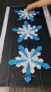 Snowflake Table Mat😍 #sewing #craft #menjahit #handmade | Desi Mariani