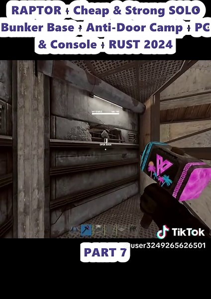 RAPTOR: Bunker Base Guide for Rust - PC & Console