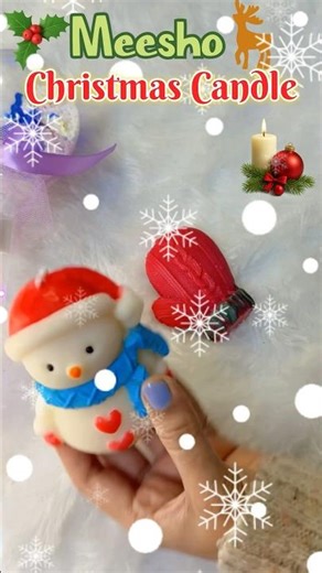 Meesho Decor🌟Candle🎄🕯️#candle #decoration #viral #meeshohaul #christmasdecor #trending #ytshort
