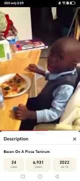 Bacon On A Pizza Tantrum