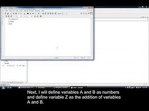 Getting started in MATLAB by writing a simple script file