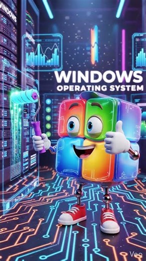 Windows OS kya hai? 🖥️ Computer ka asli system! 😳 #shortsfeed #youtubeshorts