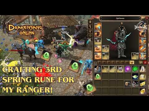 Drakensang Online - My Stats After Crafting 3rd Spring Rune for My Ranger! DSO
