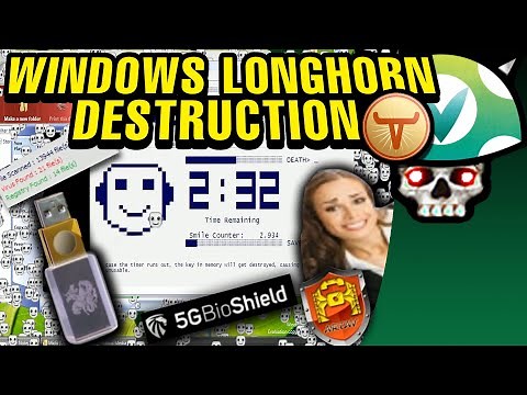 [Vinesauce] Joel - Windows Longhorn Destruction