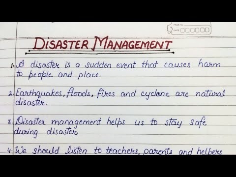 Disaster Management 10 lines on essay |Essay on disaster management 10 lines #disastermanagement