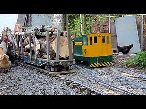 Switching and Hauling Another Load of Firewood on the Mill Brook Railroad