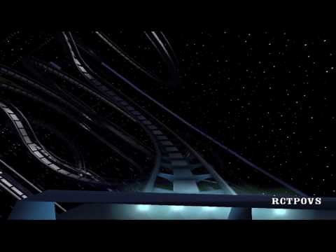 Space Mountain Disneyland HD POV RCT3