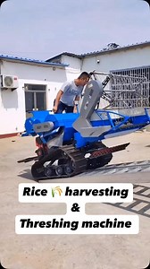 Rice 🌾 harvesting & threshing machine For more details, please connect with us on WhatsApp at 66-625-828-186 or visit our website www.denrak.com | Denraks Machinery