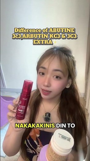 Difference of ABUTINE 3C3, ARBUTIN KC3 & 3C3 EXTRA #whiteningcream #skincareroutine #beauty