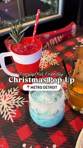 Christmas has arrived at The Pickled Goat (formerly called The Local Goat) 📍New Baltimore The whole family is welcome here…they even have a special Christmas drink menu for the kids (with specialty cups & everything)! They also have a cool arcade, which makes this a perfect spot for a date night and/or families with kids too! #thingstodometrodetroit #metrodetroit #macombcounty #christmaspopup #christmas | Things To Do Metro Detroit