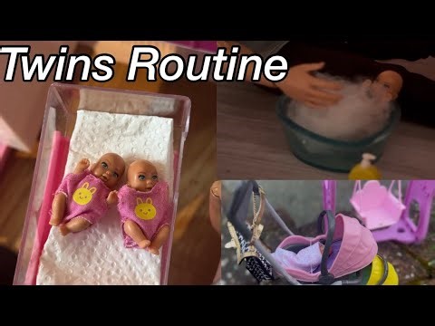Our Evening Routine With Newborn Barbie Baby Twins 2026! *Bath time, Bottles and More!! 💕