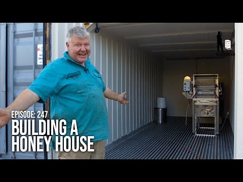 Building a Honey House to Hold Honey Extraction Equipment | Honey Extraction Room | The Bush Bee Man