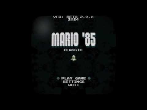 Mario '85 CLASSIC - A MENU SHOWCASE!