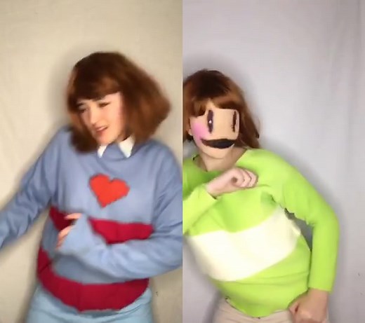 Understanding Chara and Frisk's Inverted Jumpers