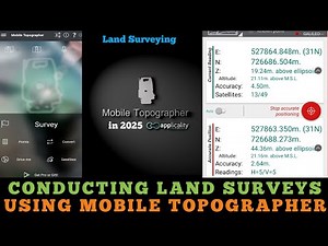How to use Mobile Topographer for Land Surveys in 2025 || Mobile App for Land Surveyors