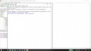 Create a class called Complex for performing arithmetic with complex numbers. Complex numbers have the form     reallart   imaginaryPart ^* where i is     √(-1) Write a program to test your class. Use floating-point variables to represent the private data of the class. Provide a constructor that enables an object of this class to be initialized when it's declared. Provide a no-argument constructor with default values in case no initializers are provided. Provide public methods that perform the f