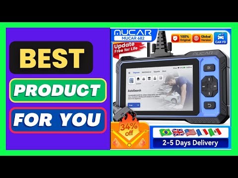 MUCAR 682 OBD2 Scanner AI Assisted Diagnostic Tool OE-level Full