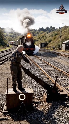 A Train Passing Through the Junction