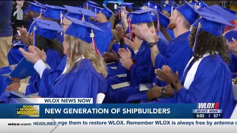 Ingalls Shipbuilding graduates 70 apprentices in ceremony at Pascagoula shipyard