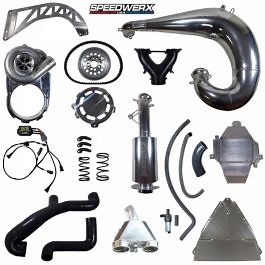 Speedwerx ProCharger Supercharger Kit With Intercooler // 2020-2021 Arctic Cat M 8000 / Yamaha Mountain Max 800