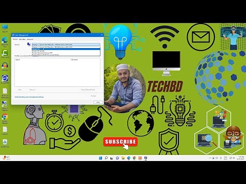 How to Open Color Management on Windows 11