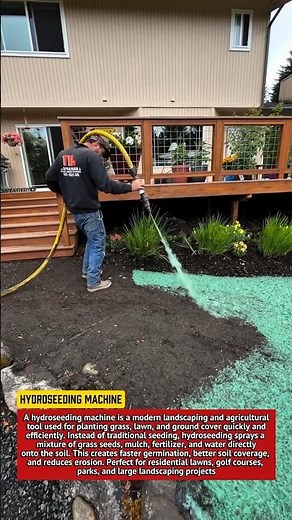 Hydroseeding Machine – Amazing Fast Lawn Grass Planting Technology!.