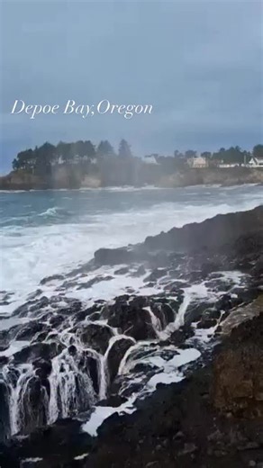 🌊 The Spouting Horns are spouting today in Depoe Bay, Oregon! @StevenCraigJensen #oregoncoast #depoebay #oregon #pnw | Discovering Depoe Bay Oregon
