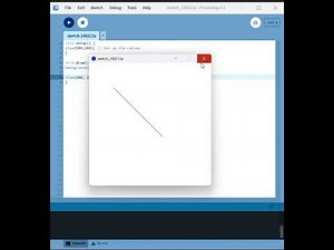 Processing Tutorial -3 ~ Draw a line using Processing with Kajal Khatri