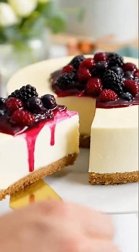 This cheesecake technique actually works #baking #recipe #foodshorts