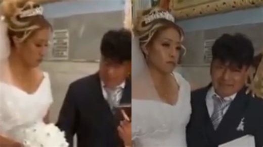 Novio se casa borracho; la noche anterior celebró su despedida de soltero: VIDEO