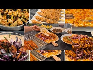 Repas Complet Avec Kebab Poulet Façon Turque