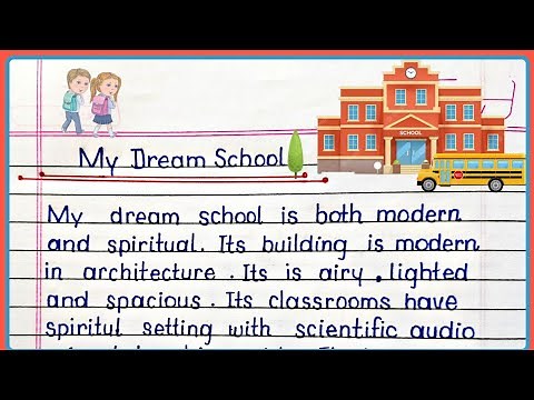 paragraph on my dream school in english | my dream school | paragraph on my school