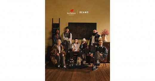 ビームスがニューバランスとコラボ　初のアパレルコレクション全4型を発売