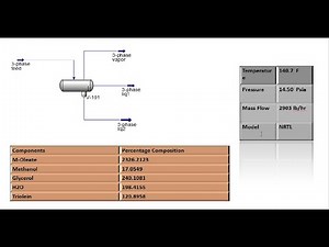 Biodiesel process simulation