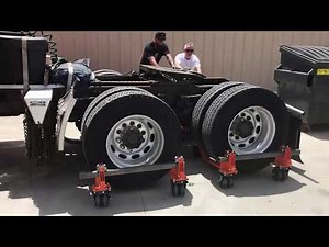 Single Wheel 12" 6,000 lbs/tire Dolly (installation 12")(Same as for Semi-Trucks)